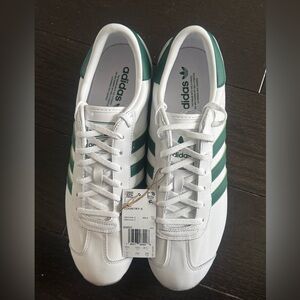 adidas Country II Originals White Green Leather IG4551 Men's Athletic Shoes